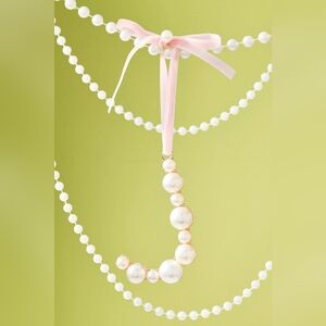 Anthropplogie Pearl Monogram Ornament Letter J